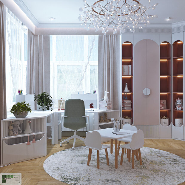 Фото из портфолио Проект дома  Урбан-вилла 2 этаж – фотографии дизайна интерьеров на INMYROOM