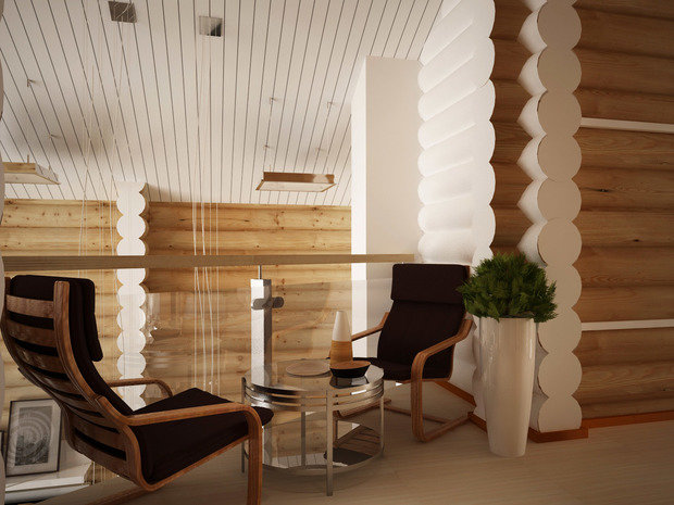 Фото из портфолио Деревенский hi-tech. – фотографии дизайна интерьеров на INMYROOM