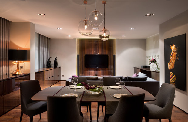 Фото из портфолио Grey and Walnut – фотографии дизайна интерьеров на INMYROOM