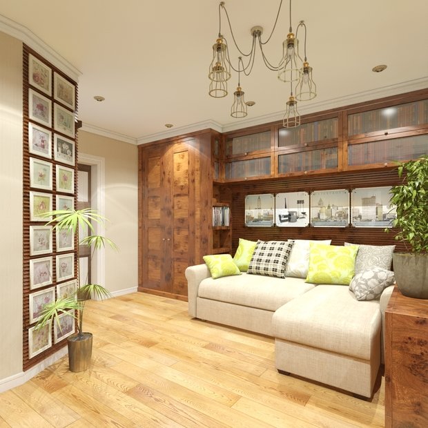 Фотография: Гостиная в стиле Прованс и Кантри, Эклектика, Эко – фото на INMYROOM