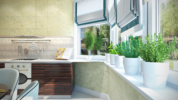 Фотография: Кухня и столовая в стиле Современный, Проект недели, Вера Николаенко, кухня в П-44Т – фото на INMYROOM