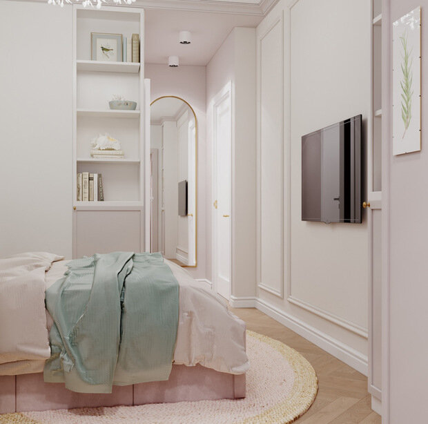 Фото из портфолио Квартира КЛАССИКА 60 кВ  – фотографии дизайна интерьеров на INMYROOM