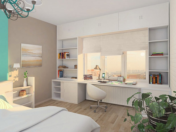 Фотография: Спальня в стиле Лофт, Скандинавский, Современный – фото на INMYROOM