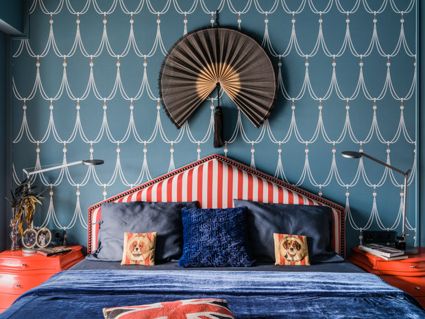 Фотография: Спальня в стиле Эклектика, Квартира, Проект недели, Краснодар, 3 комнаты, Более 90 метров, Aldo&Aldo, Ярослав Алдошин, Елена Алдошина – фото на INMYROOM