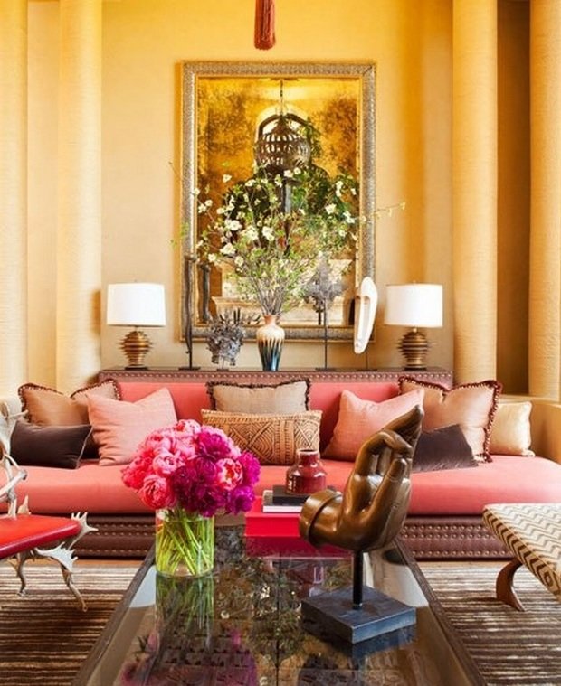 Фотография: Гостиная в стиле Прованс и Кантри, Классический, Современный, Восточный, Дома и квартиры, Интерьеры звезд – фото на INMYROOM