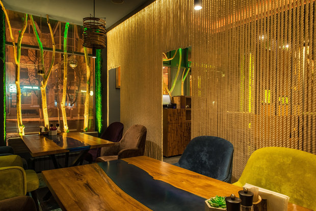 Фото из портфолио Дизайнер интерьера Курск. Ресторан FOREST GRILL – фотографии дизайна интерьеров на INMYROOM