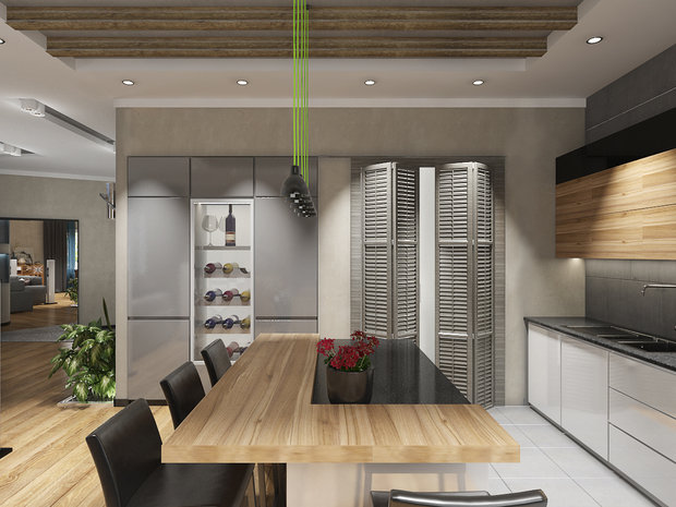 Фотография: Кухня и столовая в стиле Современный, Эко – фото на INMYROOM