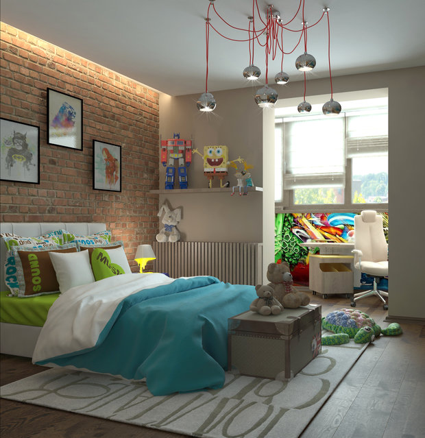 Фотография: Детская в стиле Лофт, Эклектика – фото на InMyRoom.ru