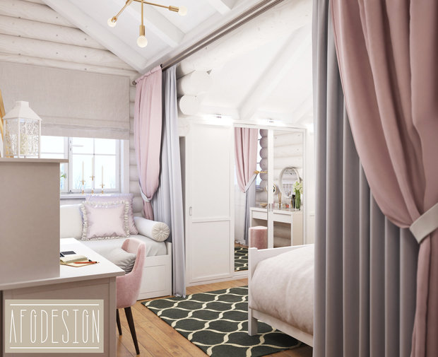 Фото из портфолио Детская комната для девочки – фотографии дизайна интерьеров на INMYROOM