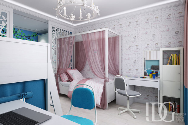 Фото из портфолио Стильная квартира для большой семьи в Ближнем Переделкино – фотографии дизайна интерьеров на INMYROOM