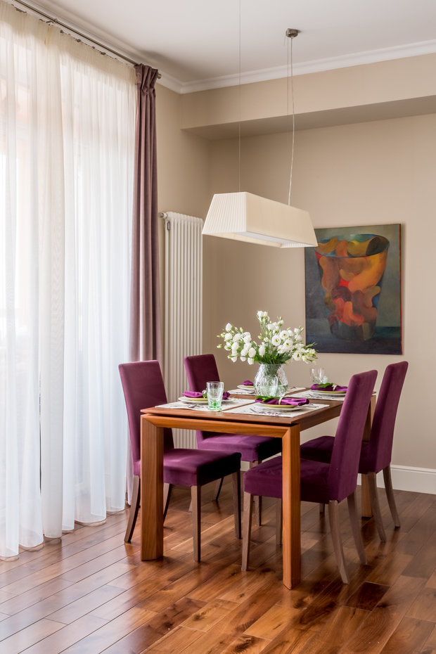 Фотография: Кухня и столовая в стиле Современный, Эклектика, Квартира, Проект дня, Москва, Монолитный дом, 3 комнаты, Более 90 метров, Александр Кривов – фото на INMYROOM