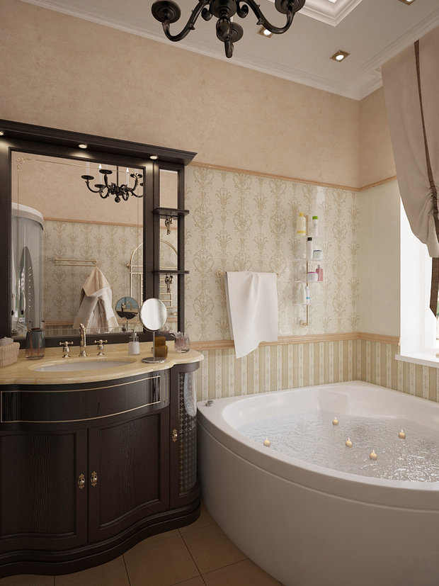 Фото из портфолио Чопорная ванная – фотографии дизайна интерьеров на INMYROOM
