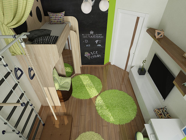 Фото из портфолио Детская комната в ЖК "Атлетик Хаус" – фотографии дизайна интерьеров на INMYROOM