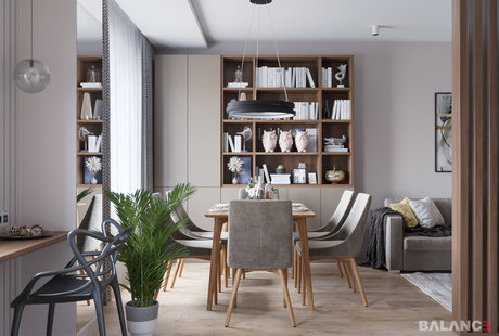 Трехкомнатная квартира, 98 м2