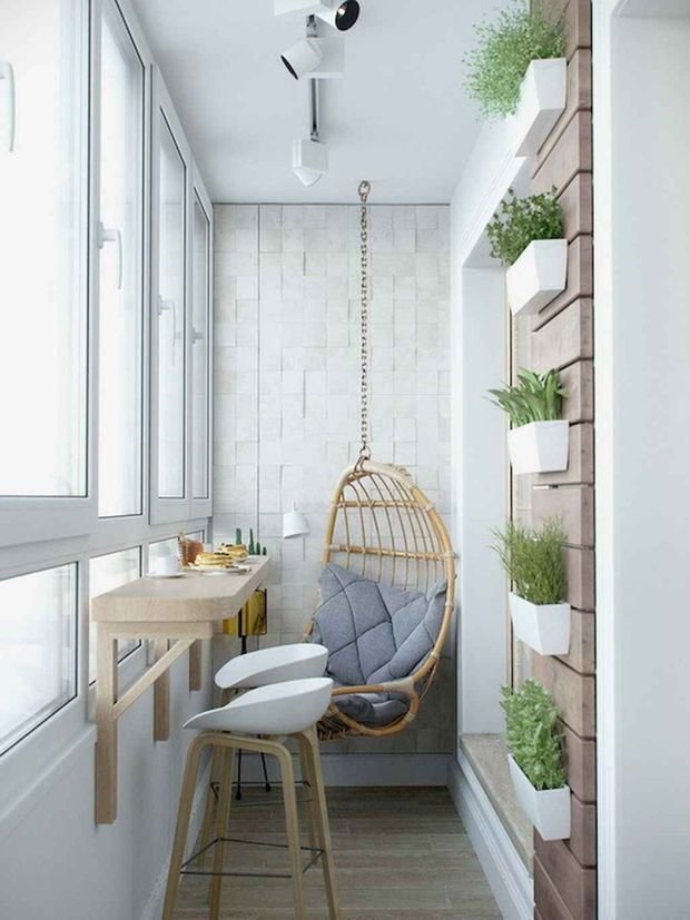 Фотография: Балкон в стиле Скандинавский, Советы, балкон в квартире – фото на INMYROOM