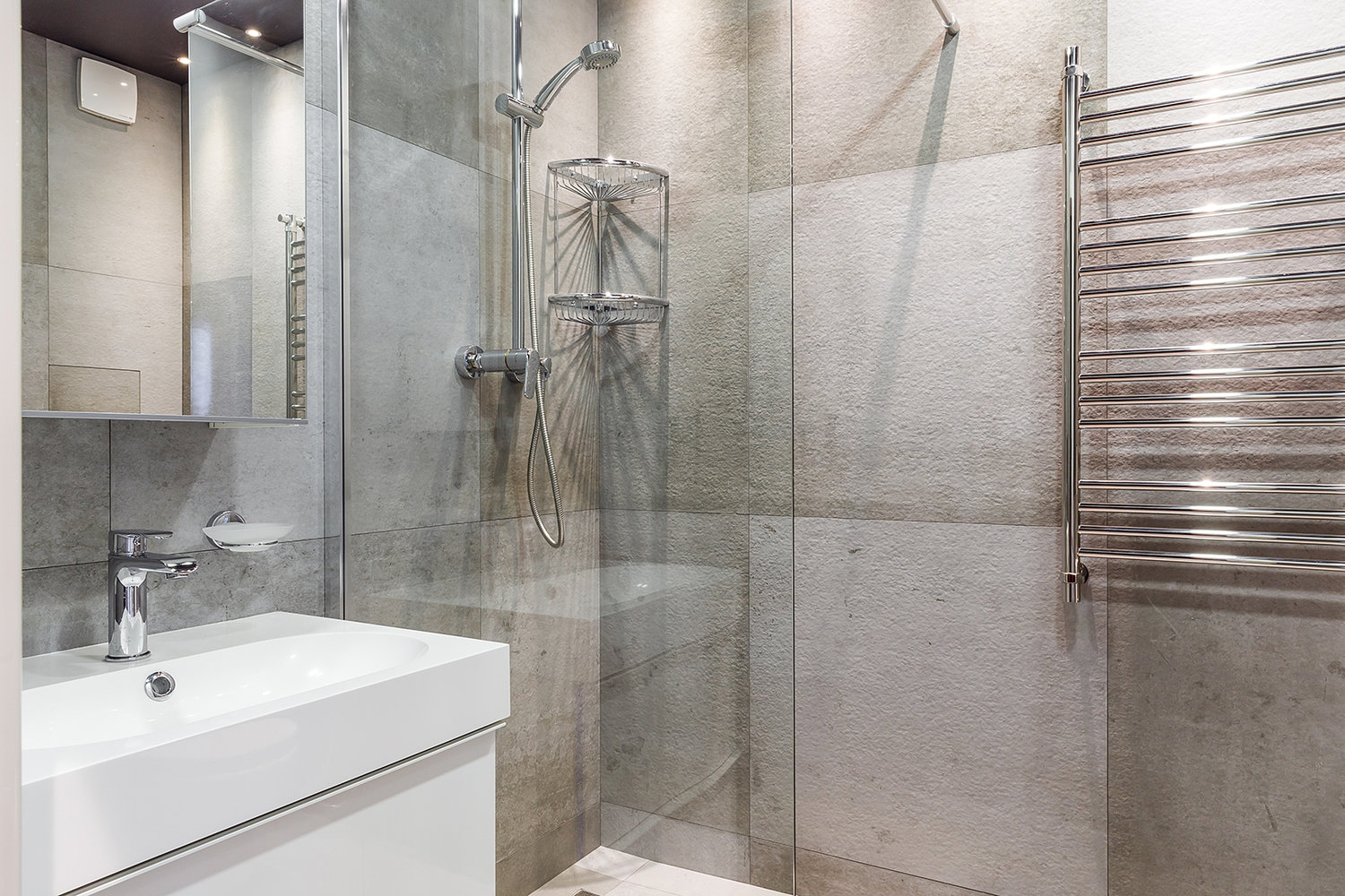 Фотография: Ванная в стиле Лофт, Современный, Квартира, Студия, Проект недели, Краснодар, Монолитный дом, до 40 метров, 40-60 метров, Андрей Попов – фото на INMYROOM Фотография: Ванная в стиле Лофт, Современный, Квартира, Студия, Проект недели, Краснодар, Монолитный дом, до 40 метров, 40-60 метров, Андрей Попов – фото на INMYROOM