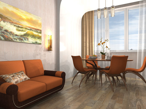 Фото из портфолио Дизайн квартиры 2 – фотографии дизайна интерьеров на INMYROOM