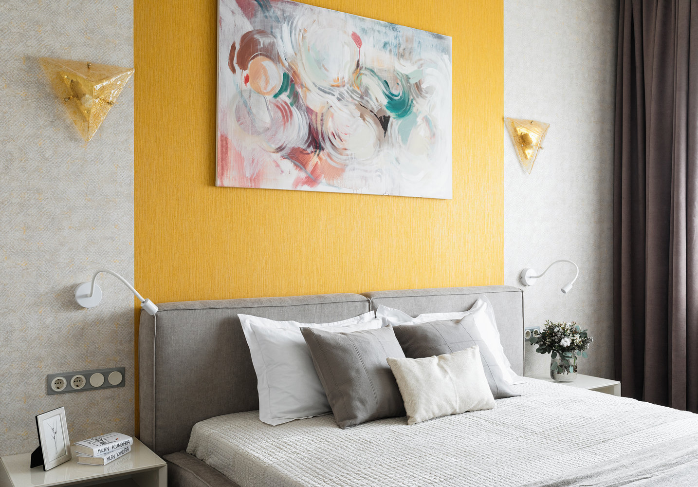 Фотография: Спальня в стиле Современный, Квартира, Проект недели, Санкт-Петербург, Монолитный дом, 3 комнаты, Более 90 метров, Ольга Дианова, Лилия Темербулатова, D&T architects – фото на INMYROOM