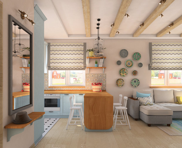 Фото из портфолио Море внутри! – фотографии дизайна интерьеров на INMYROOM