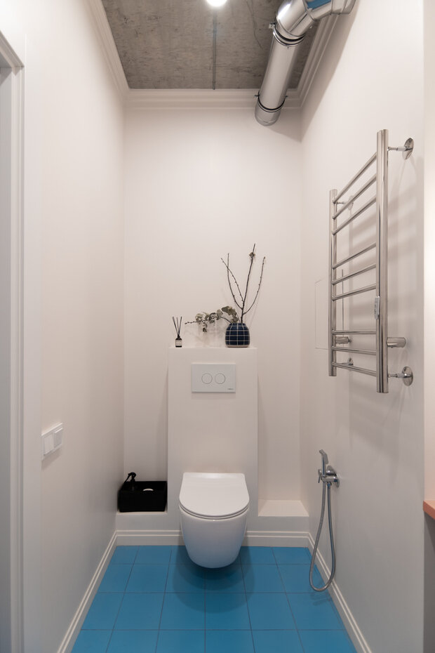 Фотография: Ванная в стиле Лофт, Современный, Минимализм, Квартира, Проект дня – фото на INMYROOM