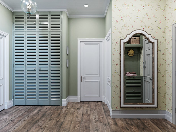 Фотография: Прихожая в стиле Прованс и Кантри, Дом, Проект недели, Дом и дача, Екатеринбург, Юлия Калеми, 4 и больше, Более 90 метров – фото на INMYROOM