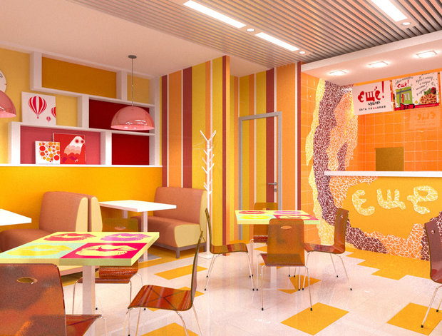 Фото из портфолио Пиццерия ЕЩЕ – фотографии дизайна интерьеров на INMYROOM