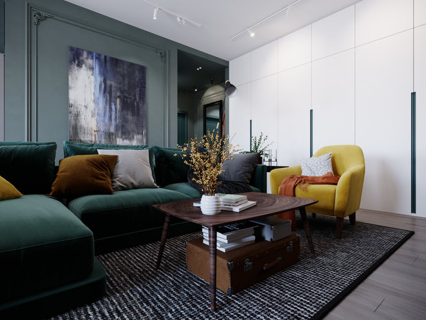 Фото из портфолио  Apartment «Summer garden»  – фотографии дизайна интерьеров на INMYROOM