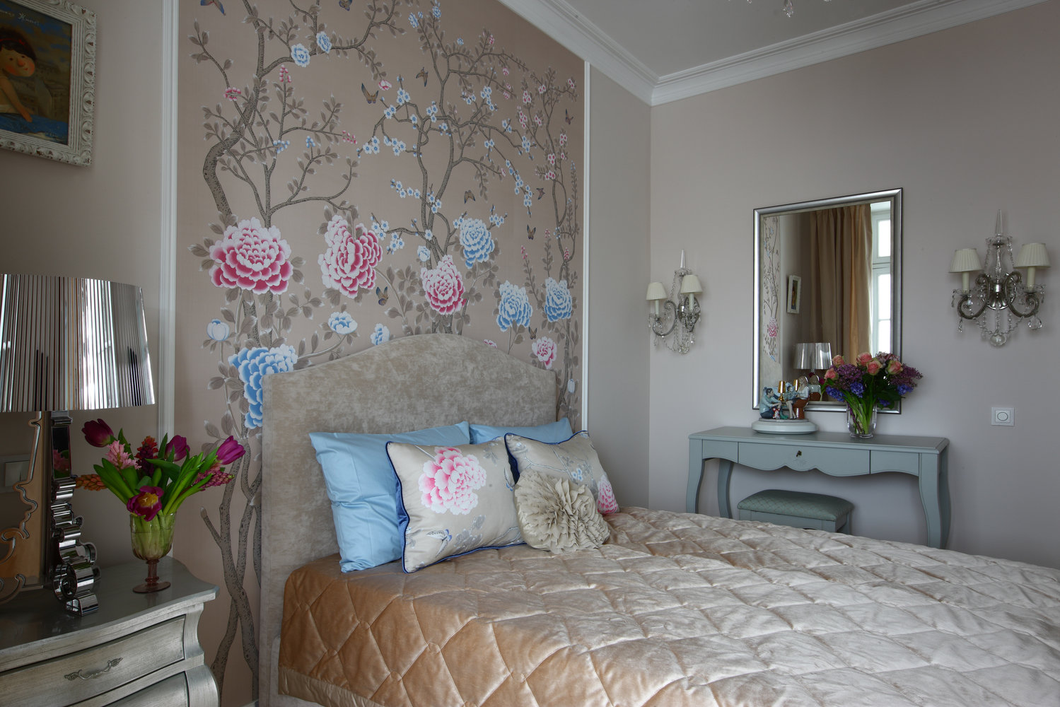 Фотография: Спальня в стиле Прованс и Кантри, Классический, Эклектика, Квартира, Проект недели, Москва, Марина Поклонцева, Монолитный дом, 4 и больше, Более 90 метров – фото на INMYROOM Фотография: Спальня в стиле Прованс и Кантри, Классический, Эклектика, Квартира, Проект недели, Москва, Марина Поклонцева, Монолитный дом, 4 и больше, Более 90 метров – фото на INMYROOM