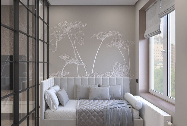 Фото из портфолио Проект 1кв.39 м2 – фотографии дизайна интерьеров на INMYROOM