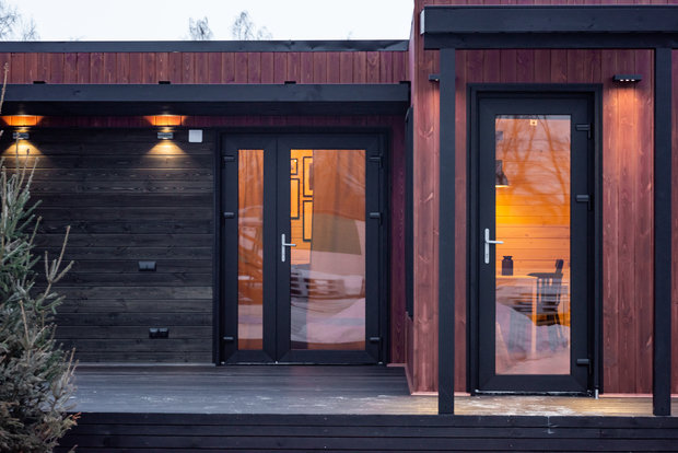 Фотография: Терраса в стиле Скандинавский, Дом, Проект недели, Дача, Дом и дача, 3 комнаты, 40-60 метров, Дарья Сергиенко, Челябинская область – фото на INMYROOM