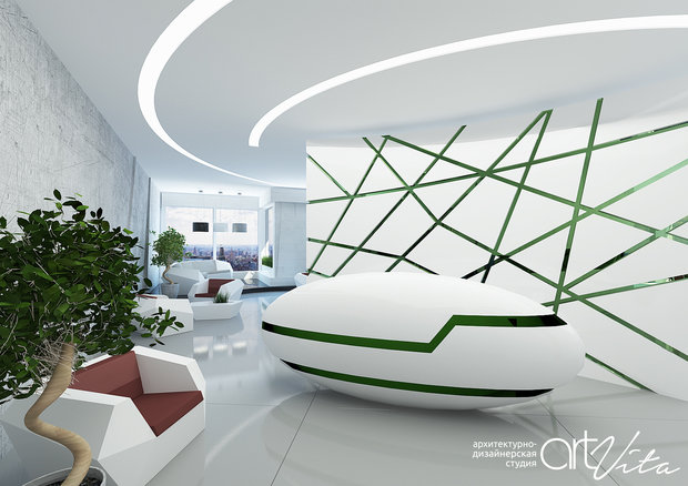 Фото из портфолио Офисное пространство "open space" – фотографии дизайна интерьеров на InMyRoom.ru
