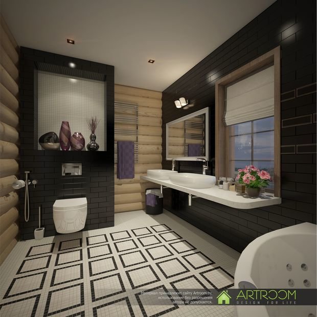 Фото из портфолио Деревянный дом под Минском – фотографии дизайна интерьеров на INMYROOM