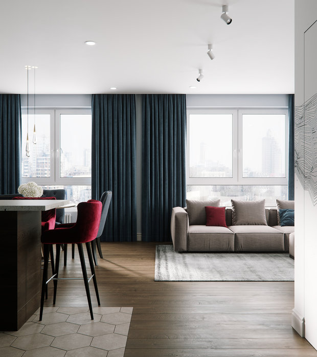 Фото из портфолио Квартира в ЖК Столичные поляны 91м – фотографии дизайна интерьеров на INMYROOM