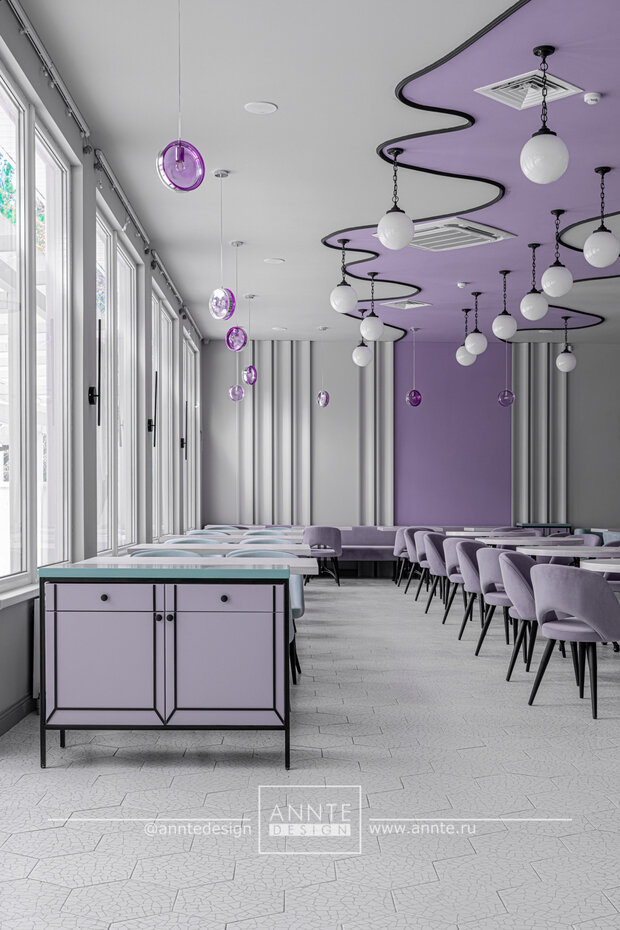 Фото из портфолио Кафе Лаванда – фотографии дизайна интерьеров на INMYROOM