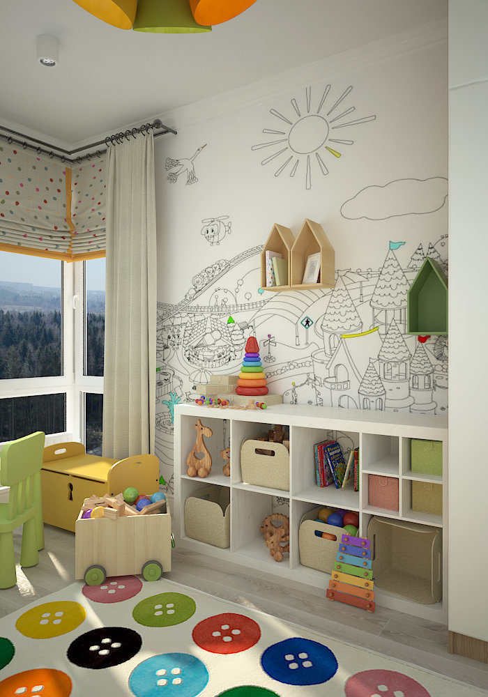 Фотография: Детская в стиле Современный, Гид – фото на INMYROOM