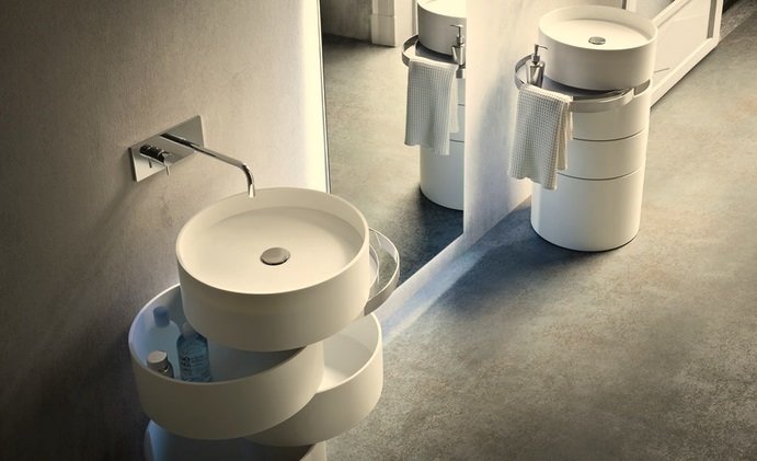 Фотография: Ванная в стиле Современный, Декор интерьера, Квартира, Декор, Советы, раковина, раковина в ванной – фото на INMYROOM