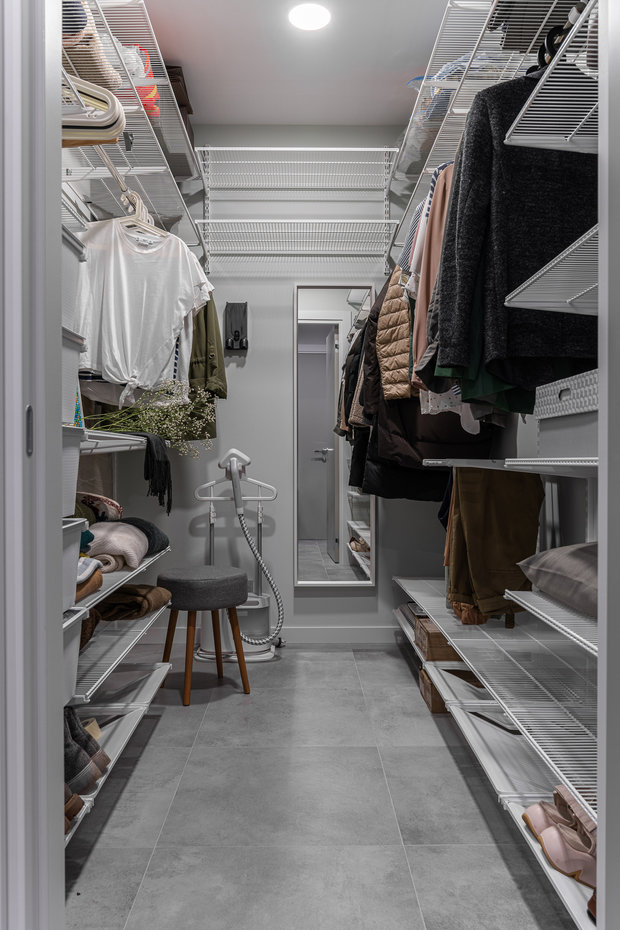 Фотография: Гардеробная в стиле Современный, Квартира, Проект недели, Санкт-Петербург, 2 комнаты, 40-60 метров, Кристина Чемелова – фото на INMYROOM