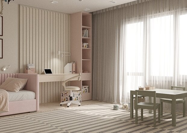 Фото из портфолио Детская  – фотографии дизайна интерьеров на INMYROOM