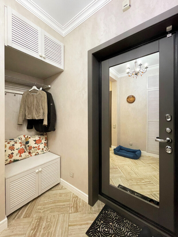 Фотография: Прихожая в стиле Современный, Квартира, Проект дня, Московская область, Монолитный дом, 3 комнаты, 60-90 метров, Жуковский, Мария Чикунова – фото на INMYROOM