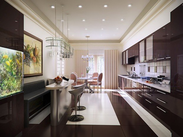 Фото из портфолио кухня-столовая – фотографии дизайна интерьеров на INMYROOM