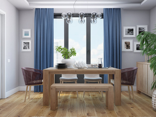 Фото из портфолио Проект квартира в доме серии C-220 – фотографии дизайна интерьеров на INMYROOM