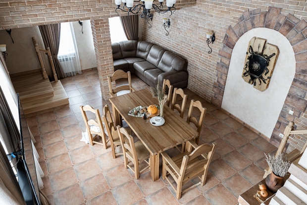 Фото из портфолио Проект загородного гостевого дома "Для души" – фотографии дизайна интерьеров на INMYROOM