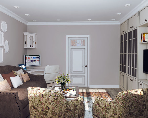 Фотография: Гостиная в стиле Прованс и Кантри – фото на INMYROOM