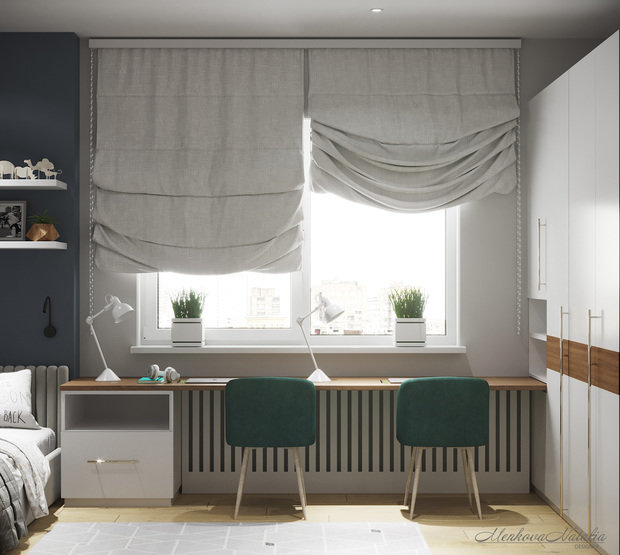 Фото из портфолио Детская 19,46 м2 – фотографии дизайна интерьеров на INMYROOM