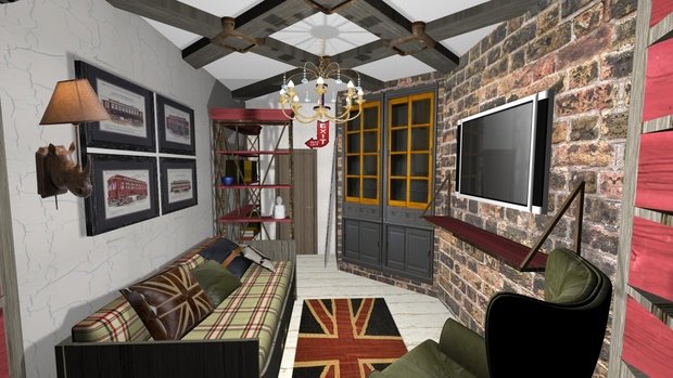 Фотография: Гостиная в стиле Лофт, Эклектика – фото на INMYROOM