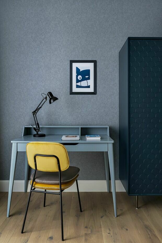 Фотография: Кабинет в стиле Современный, Классический, Квартира, Проект дня, Москва, 4 и больше, 60-90 метров, Анна Морозова – фото на INMYROOM