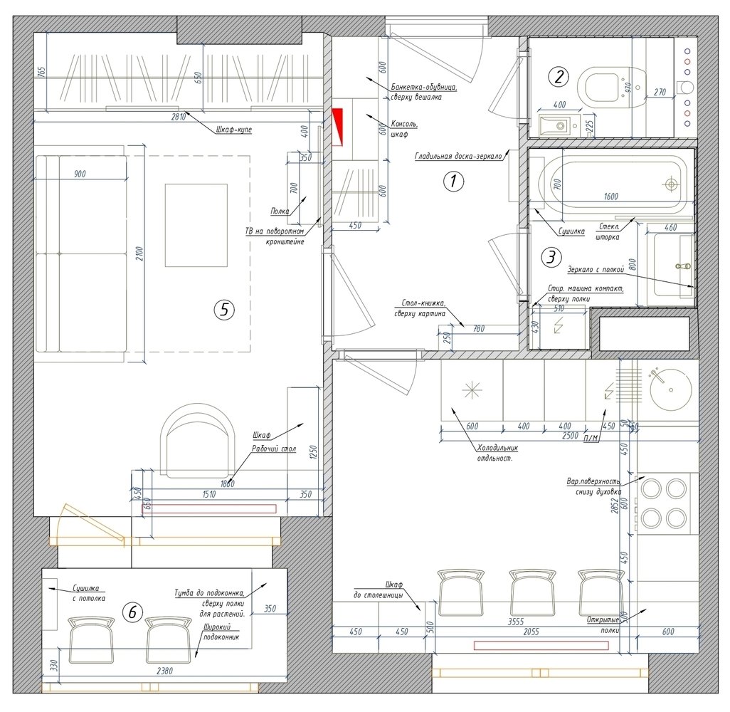 Фотография: Планировки в стиле , Современный, Малогабаритная квартира, Квартира, Проект недели, Санкт-Петербург, 1 комната, до 40 метров, Александра Сакмарова – фото на INMYROOM Фотография: Планировки в стиле , Современный, Малогабаритная квартира, Квартира, Проект недели, Санкт-Петербург, 1 комната, до 40 метров, Александра Сакмарова – фото на INMYROOM
