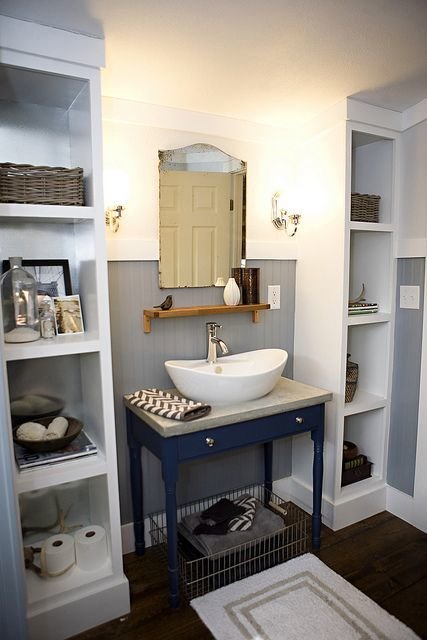 Фотография: Ванная в стиле Прованс и Кантри, Декор интерьера, DIY, Малогабаритная квартира, Квартира, Декор, Советы, хранение в прихожей, лайфхак, хранение в маленькой ванной, идеи хранения для санузла, маленький санузел – фото на INMYROOM Фотография: Ванная в стиле Прованс и Кантри, Декор интерьера, DIY, Малогабаритная квартира, Квартира, Декор, Советы, хранение в прихожей, лайфхак, хранение в маленькой ванной, идеи хранения для санузла, маленький санузел – фото на INMYROOM