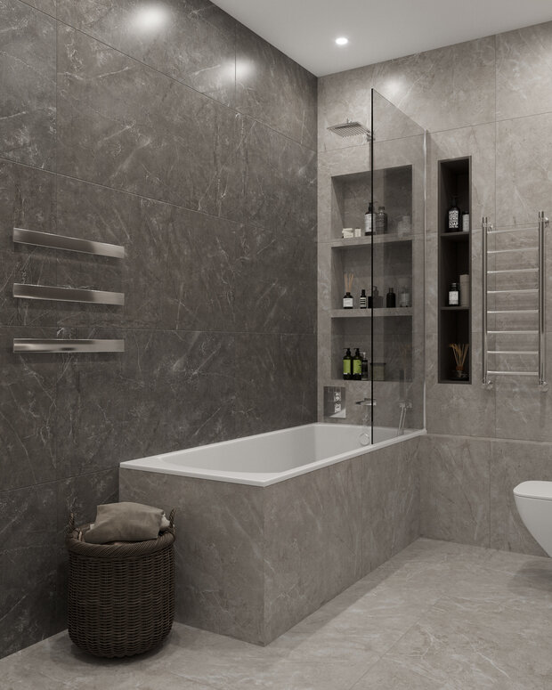 Фото из портфолио Интерьер в темных тонах  – фотографии дизайна интерьеров на INMYROOM