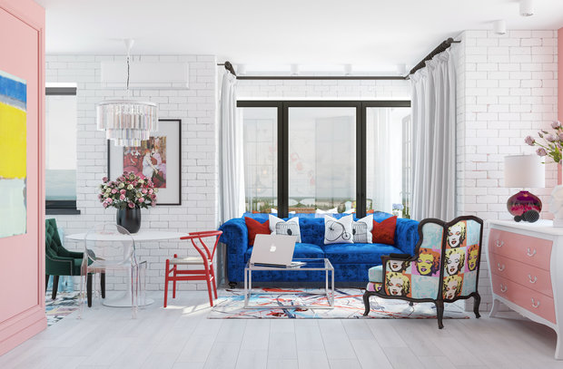 Фото из портфолио Дизайн квартиры в ЖК "WELLTON PARK НОВАЯ СХОДНЯ" – фотографии дизайна интерьеров на INMYROOM